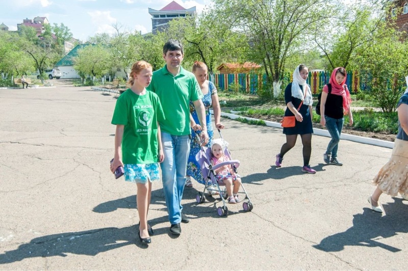 Крестный ход в День защиты детей. Улан-Удэ