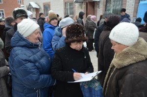 Сбор подписей За Жизнь в день Крещения Господня в Димитровграде