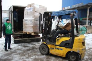 14 тонн гуманитарной помощи для малоимущих семей