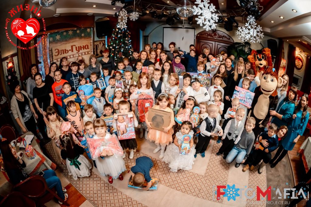 Дети и родители Калуги благодарят волшебников, подаривших чудо на Рождество